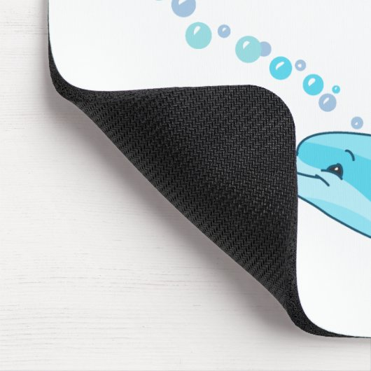 Dolphin-Herz Mousepad (Ecke)