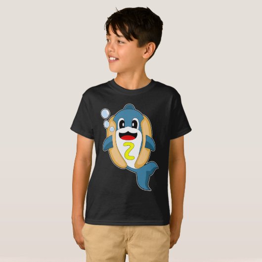 Dolphin Hotdog T-Shirt (Vorne ganz)