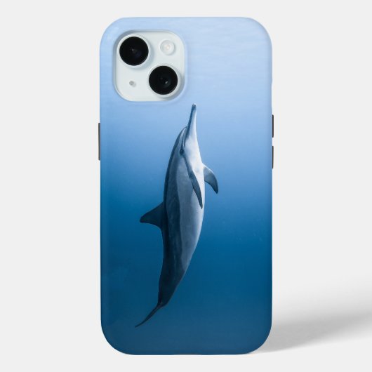 Dolphin im blauen Meer Case-Mate iPhone Hülle (Rückseite)