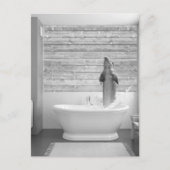 Dolphin in der Badewanne Postkarte (Vorderseite)