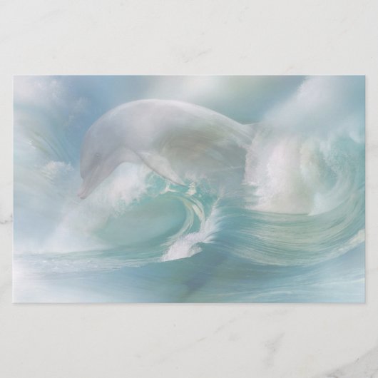 Dolphin in der Ozeanheide Briefpapier (Vorderseite)