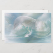 Dolphin in der Ozeanheide Briefpapier (Vorne/Hinten)