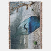 Dolphin in einer Flasche Decke (Vorderseite Vertikal)