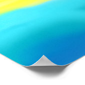 Dolphin in Flight Print Poster (Ecke)