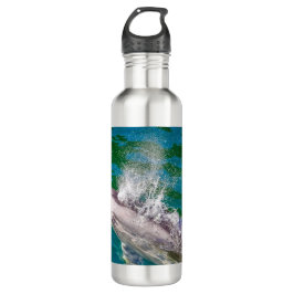 Dolphin in Milford Sound, Neuseeland Edelstahlflasche