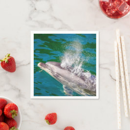 Dolphin in Milford Sound, Neuseeland Serviette