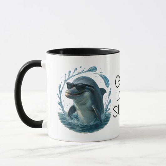 Dolphin in Shades – Whale & Dolphin Day ELGIS Tasse (Links)