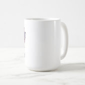 Dolphin isst im Sommerurlaub Pizza Kaffeetasse (VorderseiteRechts)