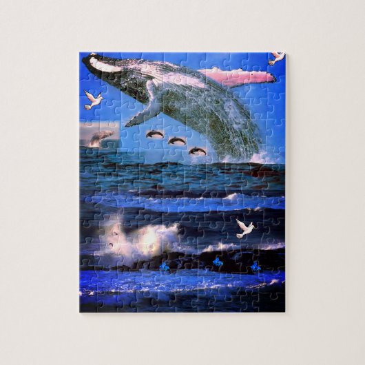 Dolphin Jigsaw Puzzle (Vertikal)