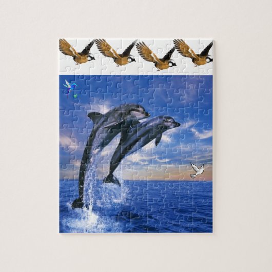 Dolphin Jigsaw Puzzle (Vertikal)