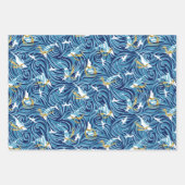 Dolphin Joy Tropical Ocean Schönes Weihnachten Geschenkpapier Set (Vorderseite 3)