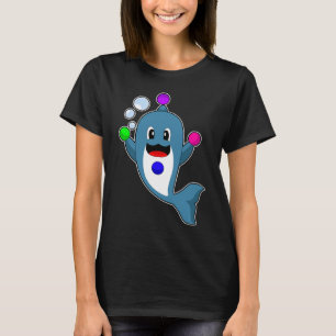 Dolphin Juggler Juggle T-Shirt
