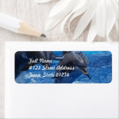 Dolphin Jumping Mailing Labels (Insitu)