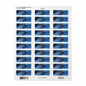 Dolphin Jumping Mailing Labels (Vorne)