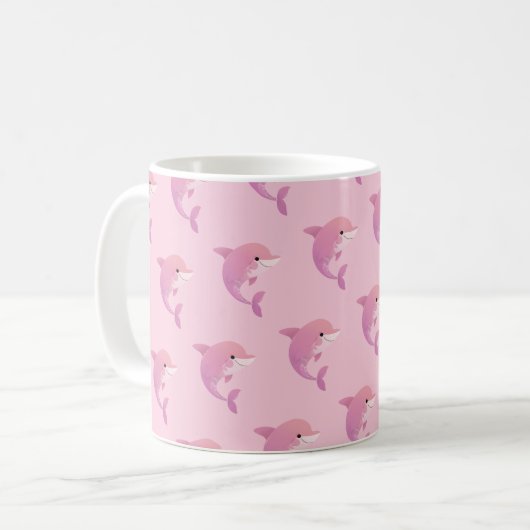 Dolphin Kaffeetasse (Vorderseite Links)