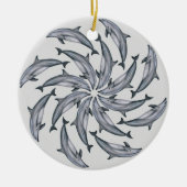 Dolphin Keramik Ornament (Vorne)