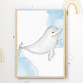 Dolphin Kinderzimmer Poster Sea Animal Kids
