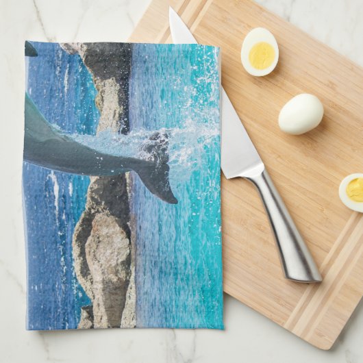 Dolphin Kitchen Handtücher (Viertel Falte)