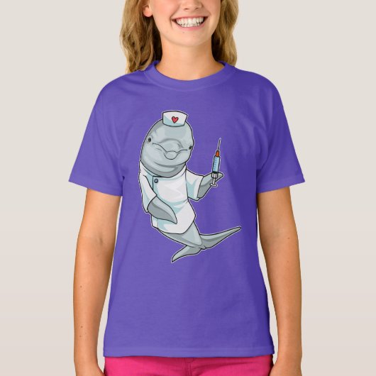 Dolphin-Krankenspritze T-Shirt (Vorderseite)