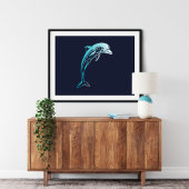 Dolphin-Kreatur-Print | Dolphin Wall Print Poster