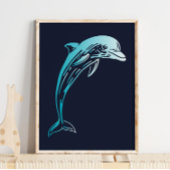 Dolphin-Kreatur-Print | Dolphin Wall Print Poster