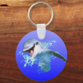 Dolphin Lächeln Schlüsselanhänger (Vorderseite)