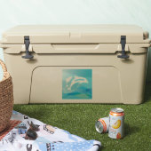 Dolphin Leaping im Ozean Personalisiert Aufkleber (Kühler)