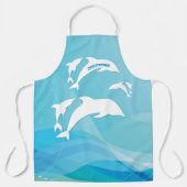 Dolphin Leaping im Ozean Personalisiert Schürze (Vorderseite)