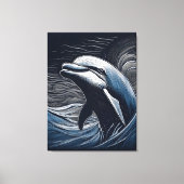 Dolphin Leinwanddruck (Vorderseite)