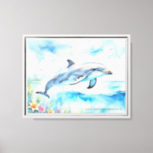 Dolphin Leinwanddruck