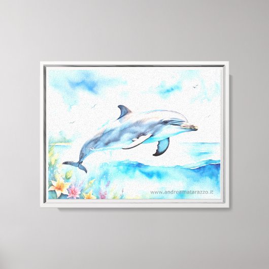 Dolphin Leinwanddruck (Vorderseite)