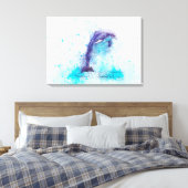 Dolphin Leinwanddruck (Insitu (Schlafzimmer))