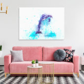 Dolphin Leinwanddruck (Insitu (Wohnzimmer))