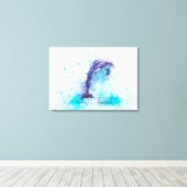 Dolphin Leinwanddruck (Insitu (Holzboden))