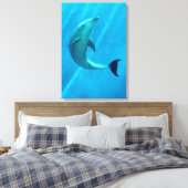 Dolphin Leinwanddruck (Insitu (Schlafzimmer))