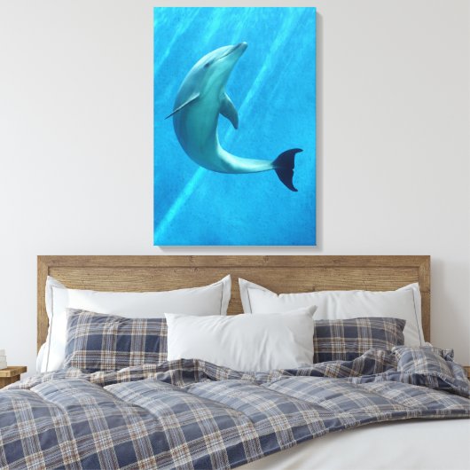 Dolphin Leinwanddruck (Insitu (Schlafzimmer))