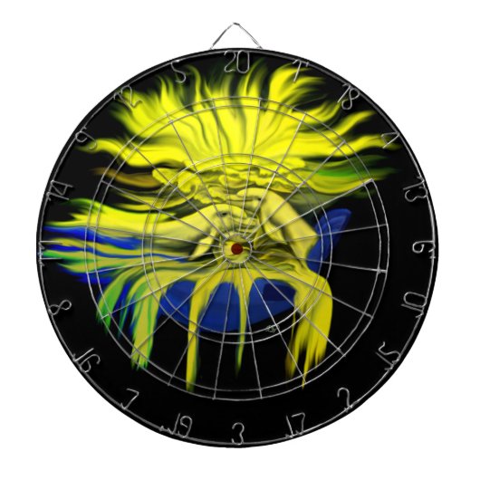 Dolphin-Liebe Dartscheibe (vorne)