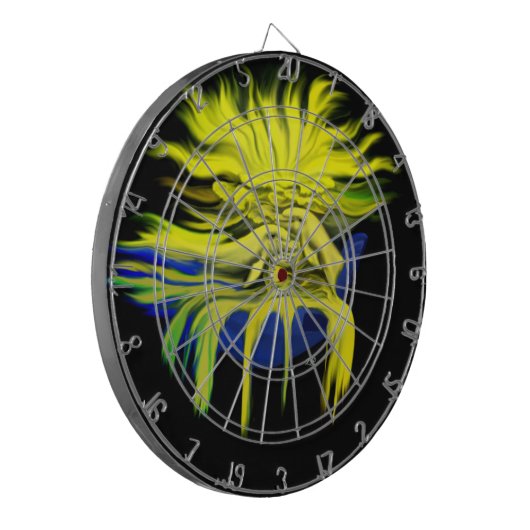 Dolphin-Liebe Dartscheibe (Vorderseite Links)