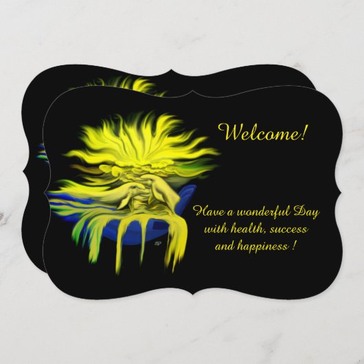 Dolphin-Liebe , Einladung hinzufügen (Vorne/Hinten)