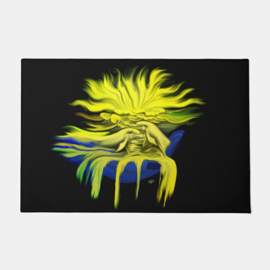 Dolphin-Liebe Fußmatte (Vorderseite)