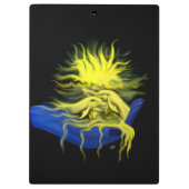 Dolphin-Liebe Klemmbrett (Rückseite)