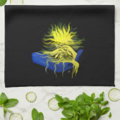 Dolphin-Liebe Küchentuch (Gefaltet)