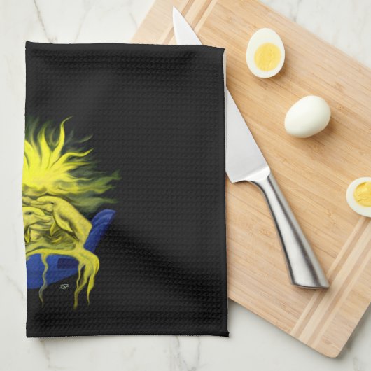 Dolphin-Liebe Küchentuch (Viertel Falte)