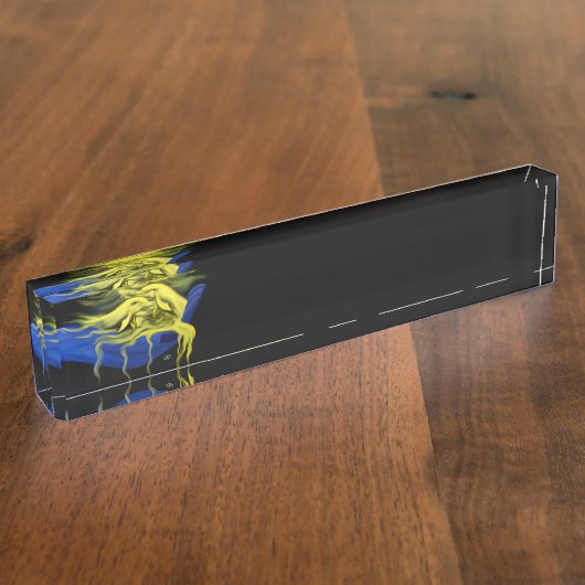 Dolphin-Liebe Namensplakette (Seite)