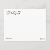 Dolphin-Liebe-Postkarte Postkarte (Rückseite)