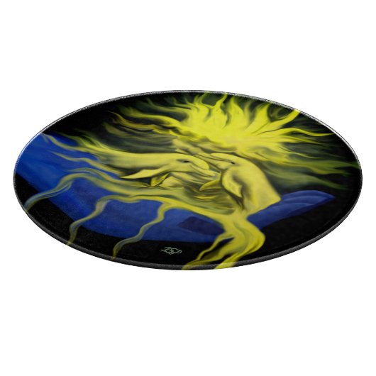 Dolphin-Liebe Schneidebrett (Ecke)