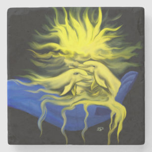 Dolphin-Liebe Steinuntersetzer