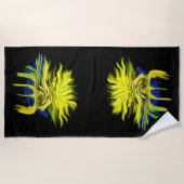 Dolphin-Liebe Strandtuch (Vorderseite)