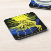 Dolphin-Liebe Untersetzer (Linke Seite)