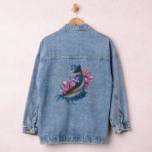 Dolphin Lotus Blume Kirschblüten Jeansjacke (Hangar)